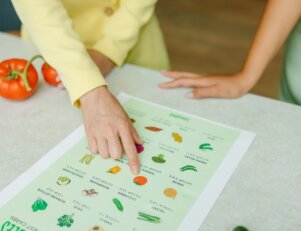 O profissional da nutrição indica alimentos saudáveis